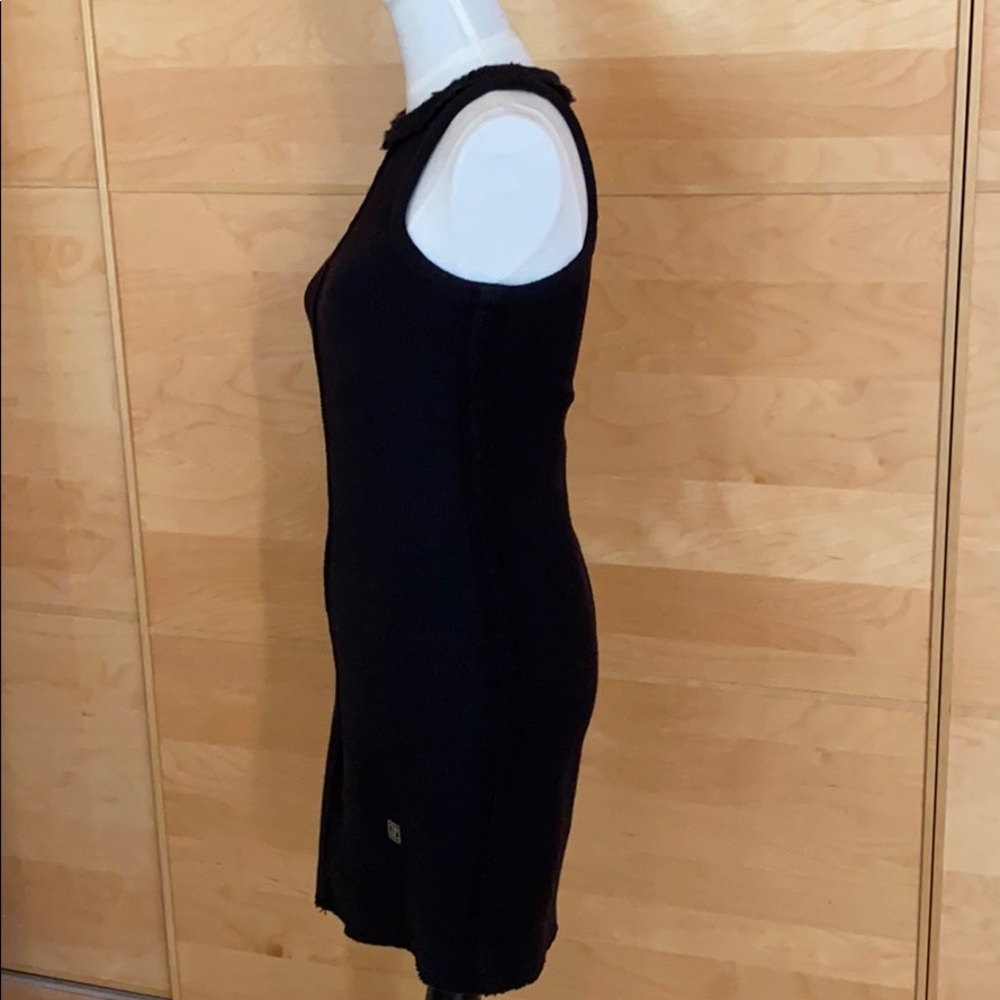 CHANEL sleeveless DRESS w/CC logo XS/4 US-36 Franc - Picture 4 of 12